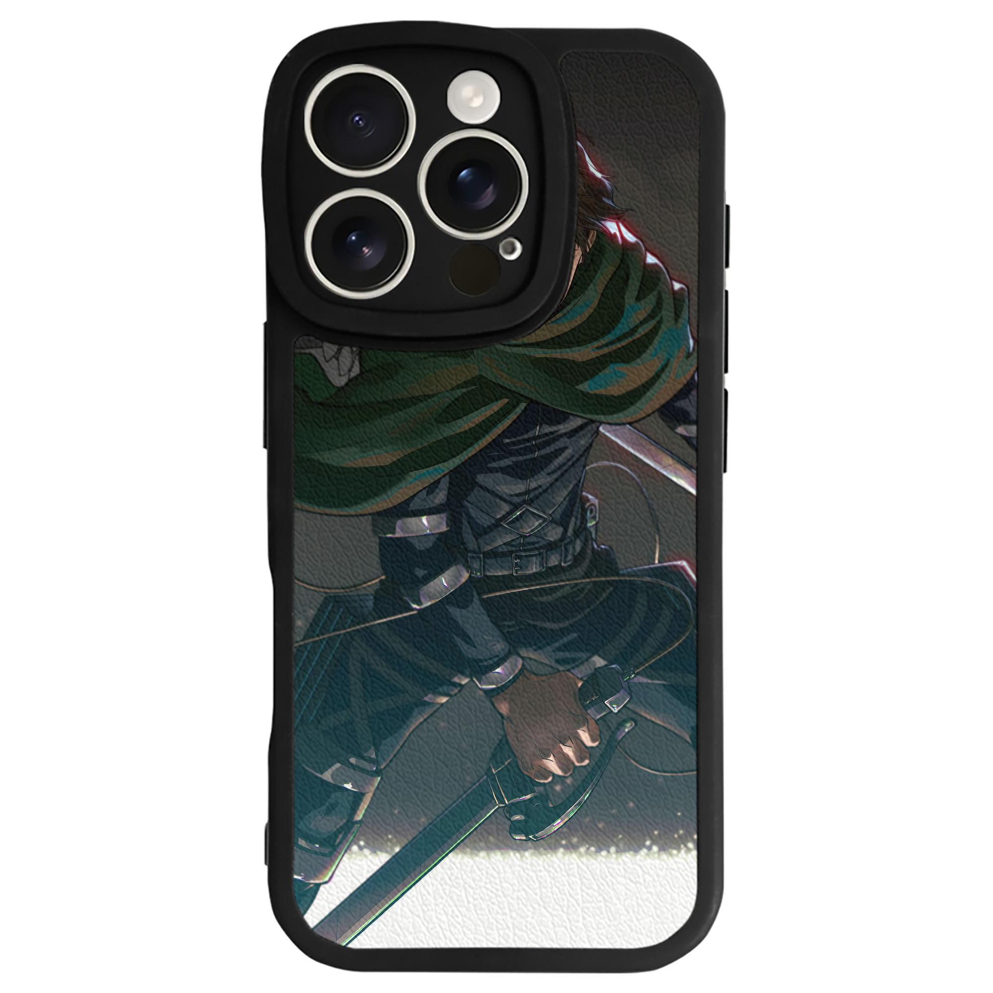 （画像用） 進撃の巨人 Attack on Titan 【iPhone 16シリーズ対応】シリコンスマホケース（レザー調） 材質：シリコン